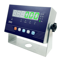 Indikator Timbangan Baja Tahan Karat Industri dengan RS232 Monitor Berat LED Hijau Besar untuk Timbangan Lantai Elektronik