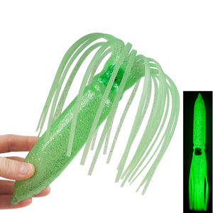 กระโปรงปลาหมึกขนาดใหญ่30ซม. 1ชิ้น, เหยื่อล่อปลาหมึกขนาดใหญ่56ก. เหยื่อตกปลาทะเลปลาฉลามเทียม - Product Image 1