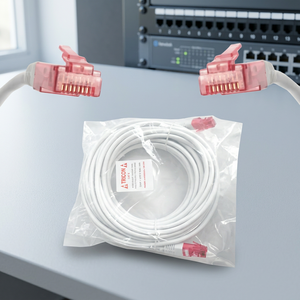 สายแพทช์ Cat6 RJ45 ยาว 10 เมตร ตัวนำทองแดง ฉนวน PVC สำหรับใช้ในอาคาร สถานที่อันตราย - Product Image 2