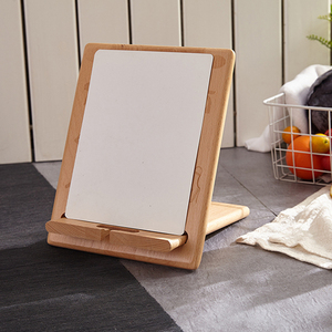 Tự nhiên nhà Laser khắc gỗ sồi nấu cuốn sách đứng <span class=keywords><strong>Cookbook</strong></span> chủ đơn chủ cho nhà bếp - Product Image 6