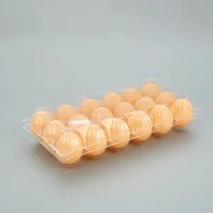 מגש ביצים חד פעמי מפלסטיק שקוף לחיות מחמד מגש אריזת ביצים