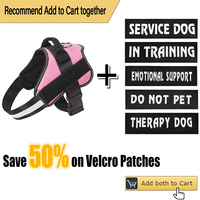 Harnais pour chien de haute qualité, durable, réglable, rembourré et doux, sans traction, pour l'entraînement, la marche et la course