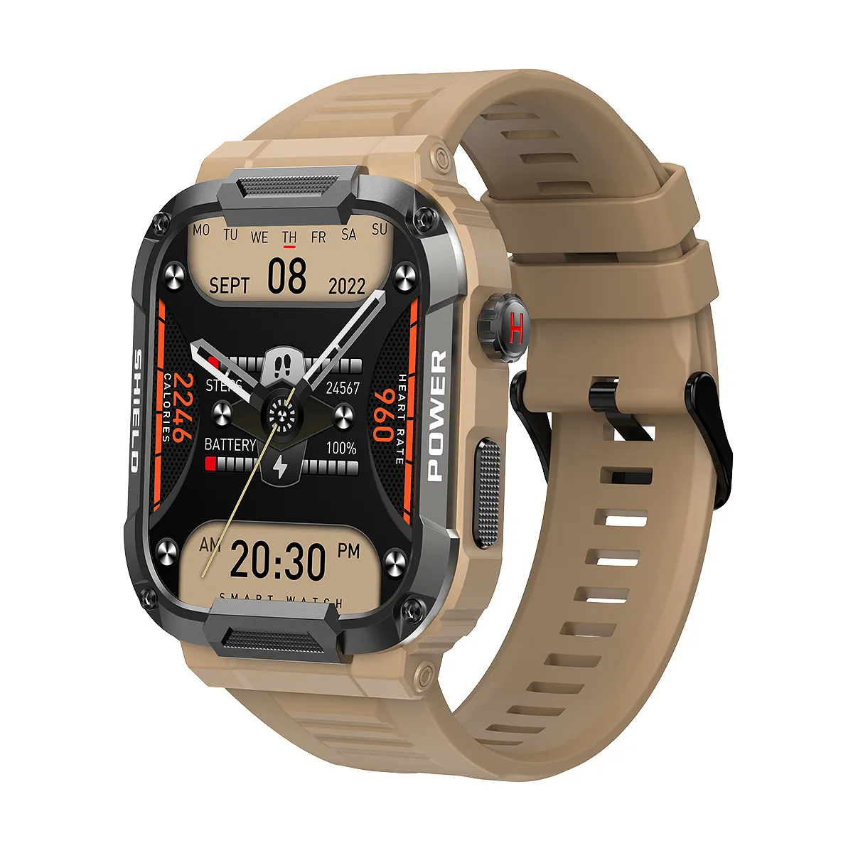 2023 Mk66 Reloj Digital Watches Mk66 1.85 Inch Touch Screen Ecg Ip68 Waterproof Bt Call Smart Watch Reloj Inteligente Mk66