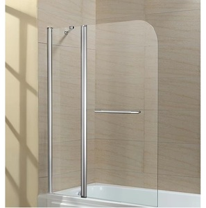 Mampara de Ducha Plegable sin Marco, Pantalla para <span class=keywords><strong>Bañera</strong></span> sin Manijas, en Vidrio Templado de 6mm/8mm, para Hotel, Villa - Product Image 6