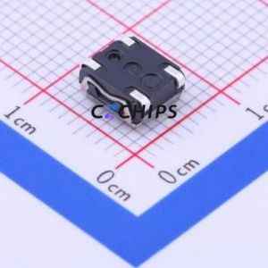 KSC201JLFS Tactile Switch SMD-4P,6.2x6.2mm Switch Single Pole Single Throw Round Button 1.6N Vertical Mount - Product Image 2