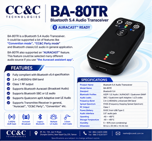 บลูทูธ 5.4 เครื่องรับส่งสัญญาณเสียง ขายดี รับประกันคุณภาพ ฟังก์ชั่นคู่ - Product Image 3