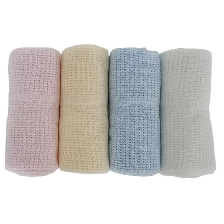 Katun Organik Bamboo Seluler Selimut untuk Bayi