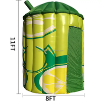 Publicité impression bannière gonflable bonbons nourriture boisson événement stand tente personnalisé Stand Bar gonflable limonade stand