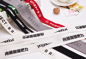 High Quality Color Woven Textile <strong>Elastic</strong> Band Printed Tape <strong>Reflective</strong> Logo Woven Band Hot Selling Suitable for Clothing - Product Image 5