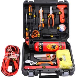 Set di strumenti di riparazione multifunzionali set di scatole per bici <span class=keywords><strong>kit</strong></span> di attrezzi combinati per utensili elettrici per auto professionali da meccanico - Product Image 5