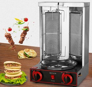 Horno Eléctrico Vertical para Asar Shawarma, Broiler, Kebab, Parrilla Al Pastor Giratoria, Temperatura Integrada, 4000W, Metal, Grande - Product Image 6