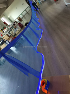 Tenda a Spirale a Forma di S per Decorazioni Nuziali, Drappeggio da Soffitto con Strisce LED Decorative - Product Image 3