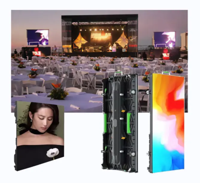 Tamaño p1.98 Uso de pared China pantalla concierto 250*250mm video 3840Hz p2.97 p3.91 p4.8 panel de pantalla LED grande p3.91 pantalla de eventos