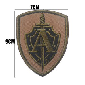 ตราสัญลักษณ์ทีมรัสเซียอัลฟ่า ฮวงปัว แบบติดเสื้อ ทำจากวัสดุ <span class=keywords><strong>PU</strong></span> ปักด้วยมือ เป็นมิตรกับสิ่งแวดล้อม ใช้กับหมวกได้ - Product Image 5