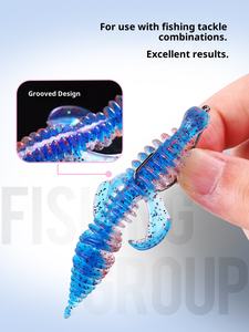 Nouvelle Leurre Souple PVC Bicolore à Queue Aiguille, Type Ver, pour la Pêche à la Carpe, Flottant, Wobbler, Swimbait - Product Image 4