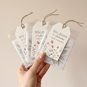 Adesivi Trasparenti Personalizzati in PET per Scrapbook con Fiori Selvatici ed Uccelli, Confezione di Adesivi Leggeri - Product Image 2