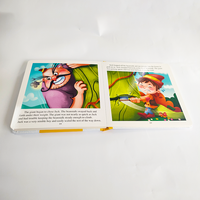 Carnets interactifs pour enfants, couverture rigide, impression offset, reliure parfaite, design personnalisé, thème anime anglais