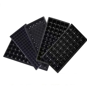 Barquettes <span class=keywords><strong>en</strong></span> plastique PET noires jetables pour semis <span class=keywords><strong>de</strong></span> légumes, taille 540x280mm, capacité 21-200 cellules, pour pépinière <span class=keywords><strong>de</strong></span> plantes succulentes, marque XHY - Product Image 2