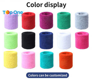 Top One Manufacturer <b>Men</b> Women Athlete Kids Baseball Plain Running Basketball <b>Wrist</b> Sweat <b>Band</b> Sweatband - Product Image 3
