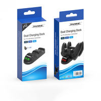 Station de charge pour manettes sans fil, double Usb, avec Led, pour Playstation 4, compatible avec Sony