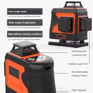 12/16 satır 3/4D lazer seviyesi kendinden tesviye 360 yatay ve dikey çizgi modu çapraz çizgi yeşil Nivel lazer LYYL014-12L - Product Image 2