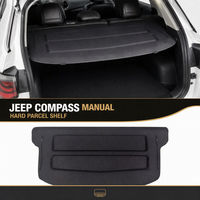 Cache-bagages manuel pour Jeep Compass, écran de confidentialité pour coffre arrière, accessoire intérieur