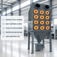 Système de collecte centralisée des poussières pour atelier de soudage industriel, nettoyage automatique par jet pulsé, filtre à cartouche haute efficacité