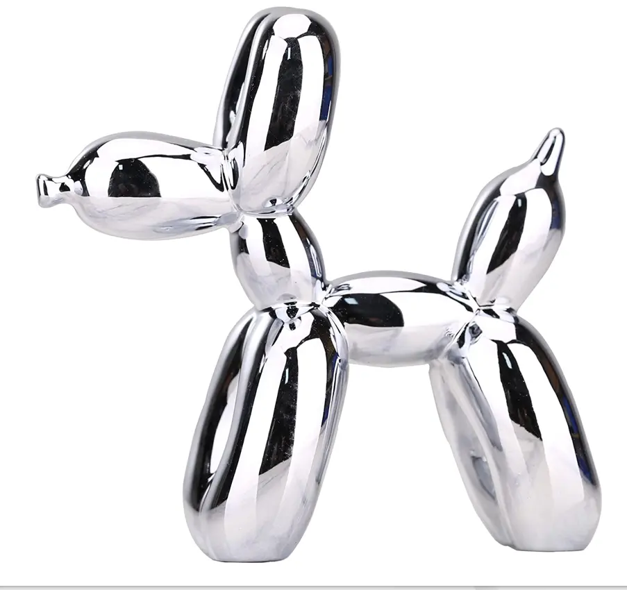 Высококачественная полимерная металлическая собака, украшение для дома, полимерное украшение, креативная простая Коллекция подарков, прямые продажи с фабрики