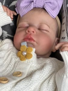 Poupée Reborn en Silicone Pas Cher de 49 cm, Poupée Nouveau-né, Poupée Fille, Poupée Réaliste au Toucher Doux, Jouets pour Enfants, Poupées Reborn en Silicone pour Filles - Product Image 6