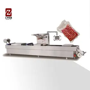 A Multifunctional Vegetable Meat Sausage Automatic Coding And Stretching Film Packaging Machine