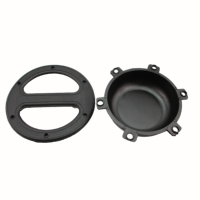 Accesorios para DJ, Asas Redondas Negras para Cajas Acústicas, Diámetro 45x118mm, Line Array para Cine en Casa, Woofer, Subwoofer, Audio Profesional