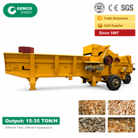 Broyeur de sciure de bois mobile sur roues, sur chenilles, fixe, utilisation flexible