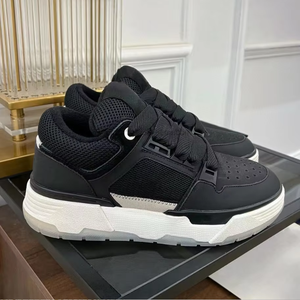 New Style <b>Height</b> <b>Increasing</b> Sporty High-Top <b>Shoes</b> Perforated Toe Shock Embossed Logo Leather Upper Mesh Lining Rubber Midsole Am - Product Image 2
