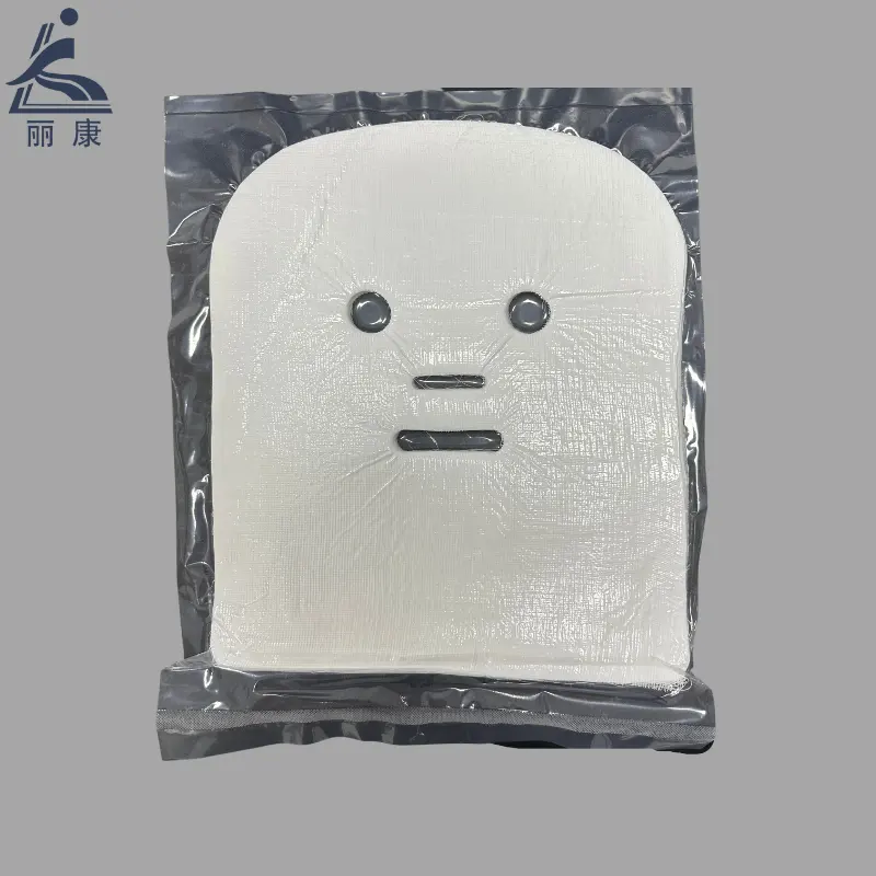 Compress 25x30cm Face Gauze 100pcs/bag Pre-Cut Gauze Facial Cover Medical Disposable Mask High Frequency Treatments