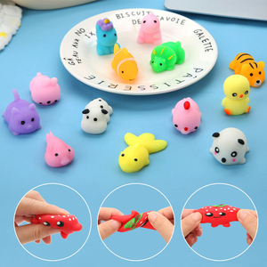 Jouets à presser aléatoires, cadeaux de fête, jouets pour la salle de classe, cadeaux d'anniversaire, cadeaux de Noël, mini-animaux, jouets sensoriels anti-stress Mochi à presser - Product Image 2