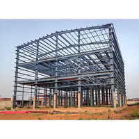 Kits de Estructura de Acero para Logística de Cadena de Frío de Alto Rendimiento, Estructura de Acero Prefabricada Resistente a Terremotos para Construcción de Fábricas