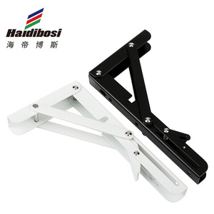 Haidibosi Folding Stand Stainless Steel Iron Shelf Support Wall Mount <b>Bracket</b> Modern Simple Design Durable For Shelves - Product Image 1