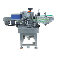 Machine d'étiquetage automatique de bureau miniature pour bocaux, boîtes et bouteilles ronds