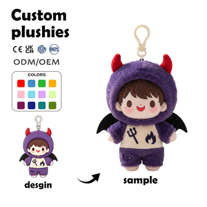 Muñeco de Peluche Personalizado de Fábrica <span class=keywords><strong>Beki</strong></span>, Proveedor Confiable, Muñeco de Peluche de Anime, Muñeco de Peluche de Estilo Coreano, Llavero de Peluche de Ídolo - Product Image 3