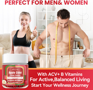 Gomitas de Vinagre de Sidra de Manzana para Adultos OEM, KETO ACV para la Digestión y Desintoxicación, Vegano, Vitamina B12 con Remolacha y Granada - Product Image 6