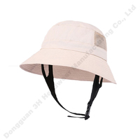 Chapeau seau de surf réglable et imperméable à l'eau à séchage rapide pour unisexe Casquettes de surf à impression personnalisée Chapeaux avec mentonnière