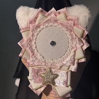 Penyangga Lencana Telinga Kucing Lucu Gaya Jepang, Cocok untuk 58-65 Mm, Aksesori Tas Anime Ita Buatan Tangan, Baki Pajangan Kancing