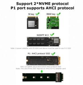 <span class=keywords><strong>M</strong></span>.2 Nvme Ahci Duplicator Kloon Usb 3.2 20G Ssd Dual-Bay Offline Kloon Mobiele Harde Schijven - Product Image 4