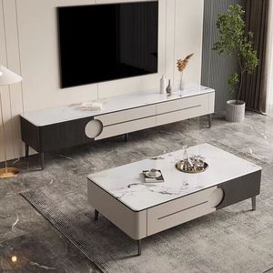 Tối giản hiện đại phong cách Ý bảng đá Bàn cà phê Tủ TV tủ phòng khách tủ khóa - Product Image 1