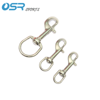 Équipement de plongée OSR, acier inoxydable 316/304, crochet à ressort double tête en forme de B, boucle à ressort à dégagement rapide, portable, ajustement universel