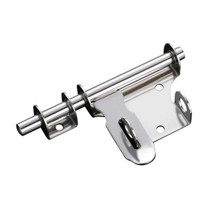 Minghaoge Stainless Steel Door Bolt F Type Thickened Security <b>Latch</b> For Door <b>Window</b> Left Right Universal - Product Image 5