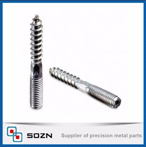 Boulon de cintre En Bois à Chevilles Métalliques À <span class=keywords><strong>Double</strong></span> Extrémité De Fixation De Meubles Vis Autotaraudeuses Bois <span class=keywords><strong>Goujon</strong></span> Fileté À Vis À <span class=keywords><strong>Double</strong></span> Extrémité - Product Image 5
