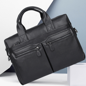 メンズオフィスバッグビジネスオフィス弁護士ファッションブリーフケースa5コンビネーションレザーイタリアレザーバッグレッドブリーフケースボックス - Product Image 3