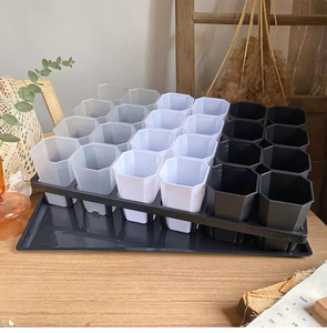 Оптовая продажа, прозрачный пластиковый горшок для растений, литьевая форма, садовый горшок для бонсай, пластиковые горшки для растений - Product Image 5