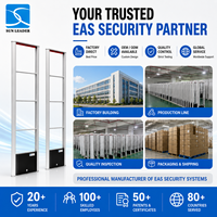 Porte antivol RF pour magasin de vêtements avec carte DSP, longue portée de détection, système EAS RF d'usine OEM, portillon EAS RF
